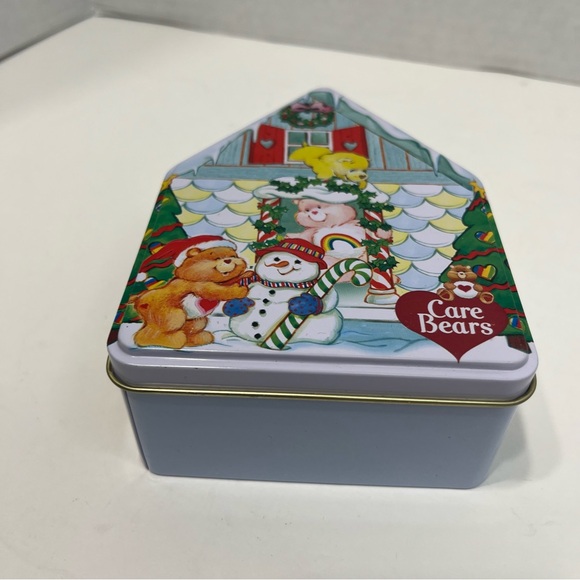 Care Bears Christmas Ornament Set of 3 Holiday Tin Carlton Cards 2002 - Picture 6 of 10